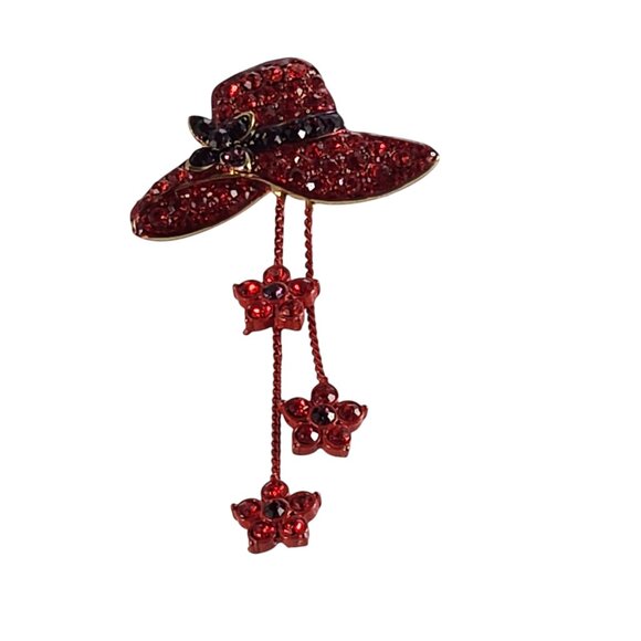 Vintage Crystal Hat Pin - Picture 3 of 6